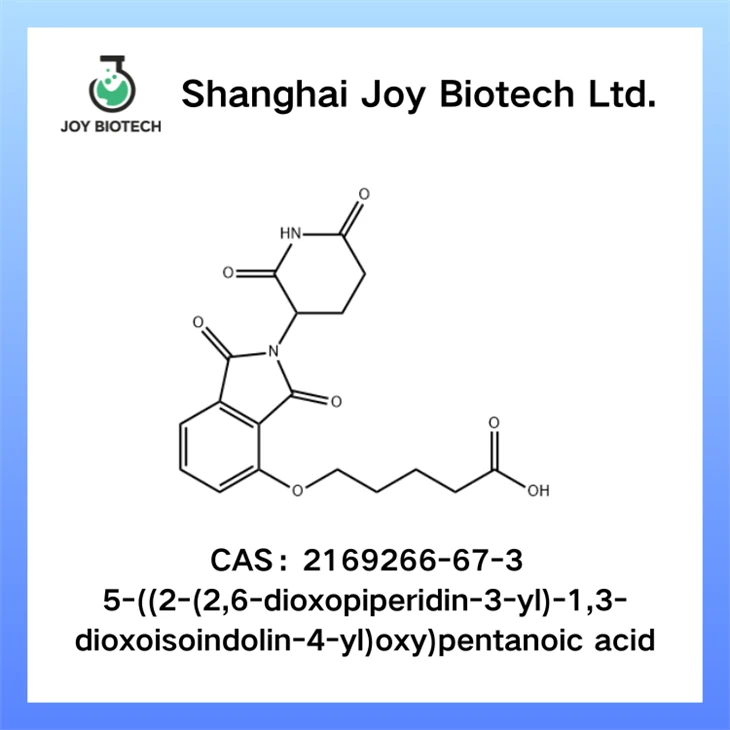 Acid 5-((2-(2,6-dioxopiperidin-3-il)-1,3-dioxoizoindolin-4-il)oxi)pentanoic NR CAS 2169266-67-3