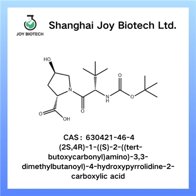Acid (2S,4R)-1-((S)-2-((tert-butoxicarbonil)amino)-3,3-dimetilbutanoil)-4-hidroxipirolidin-2-carboxilic NO 630421-46-4